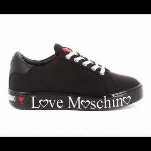 LOVE MOSCHINO Heart and Logo Sneakers